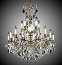 American Brass & Crystal CH9865-A-01G-PI - 20 Light Chandelier